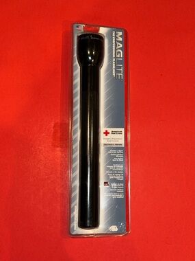 Maglite S4D016 4 Cell D Maglite® Flashlight Black Body Real Krypton Made in USA